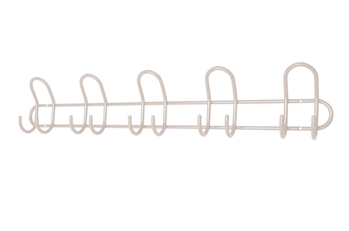 Home>it P5 hvit knaggrekke