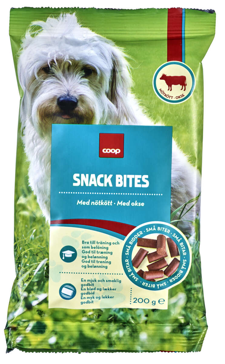 Coop Hund Snack Bites Okse 200g
