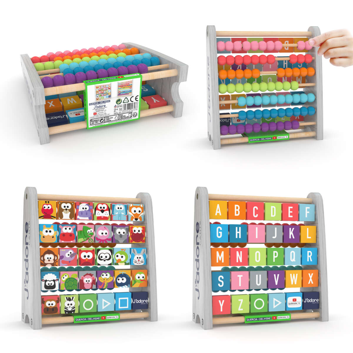 J`adore dobbeltsidig kuleramme