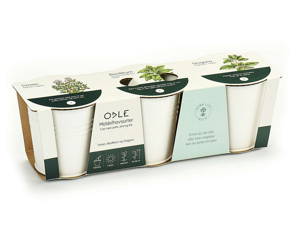 Odle dyrkingsett med urter