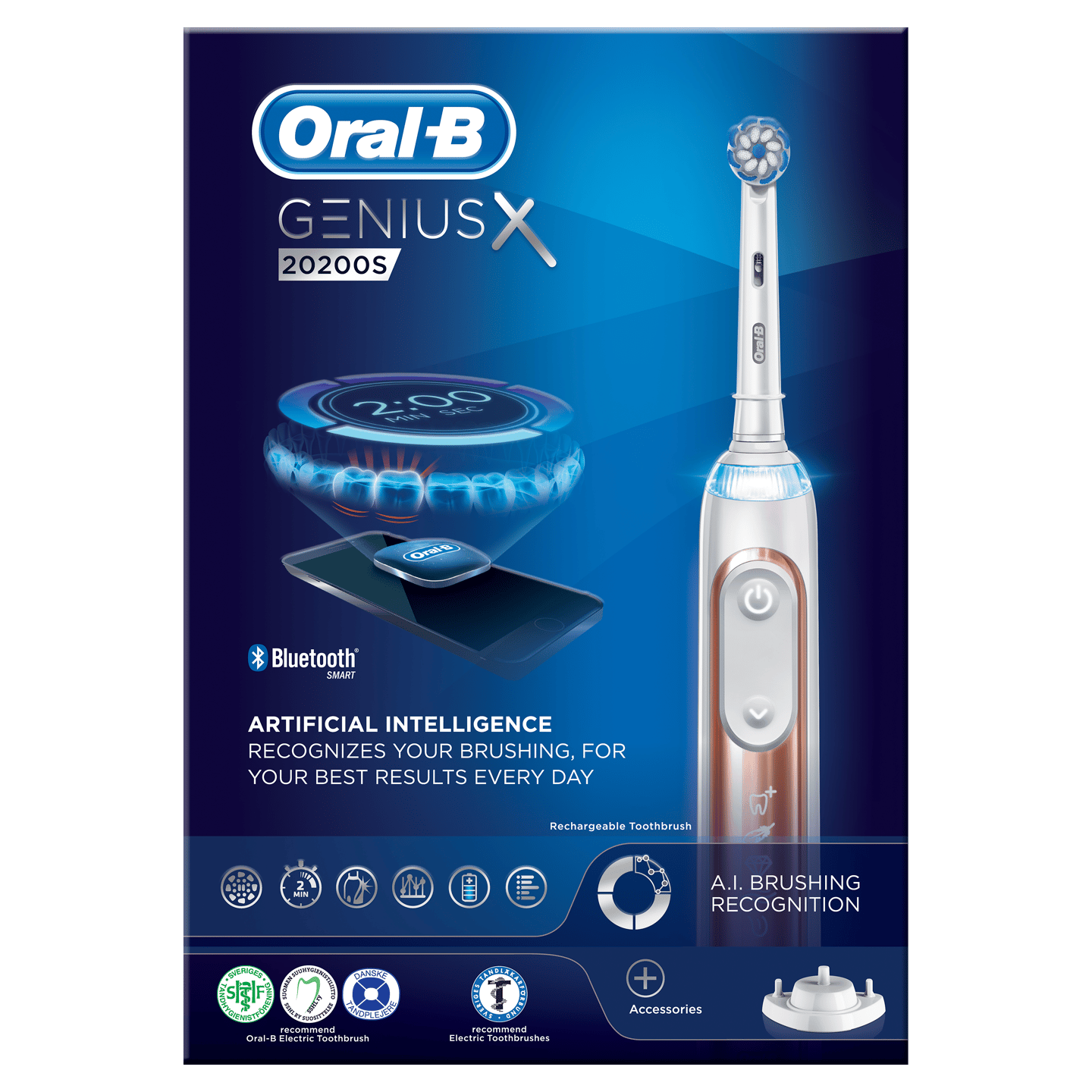 Oral-B™ Genius X 20200S elektrisk tannbørste