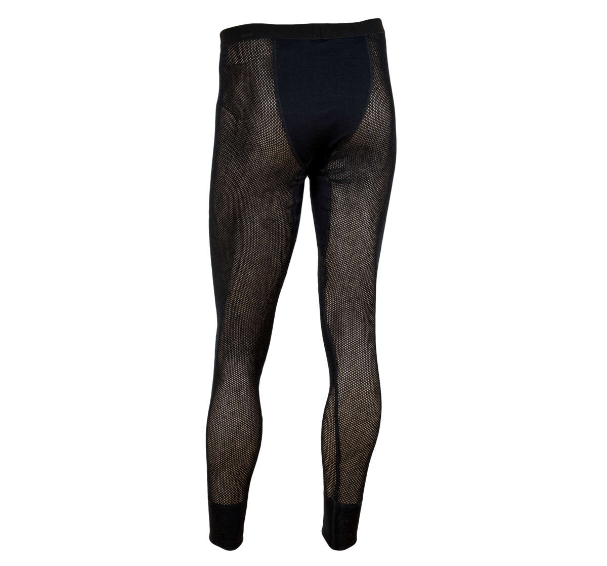 Janus Black Wool Mesh ullongs herre