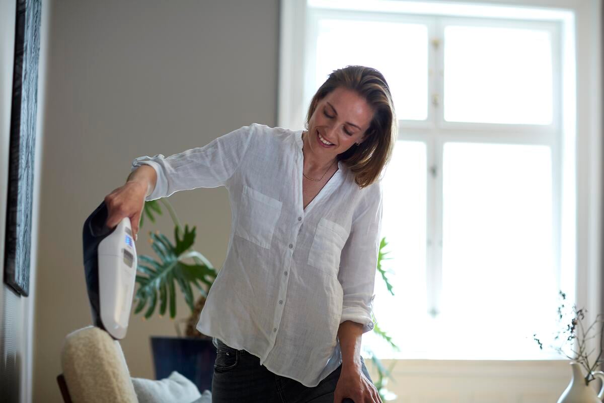 Nilfisk Easy Max White 36V 2-i-1 støvsuger