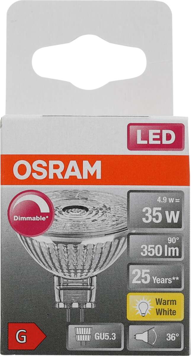 OSRAM LED Superstar MR16 spotpære