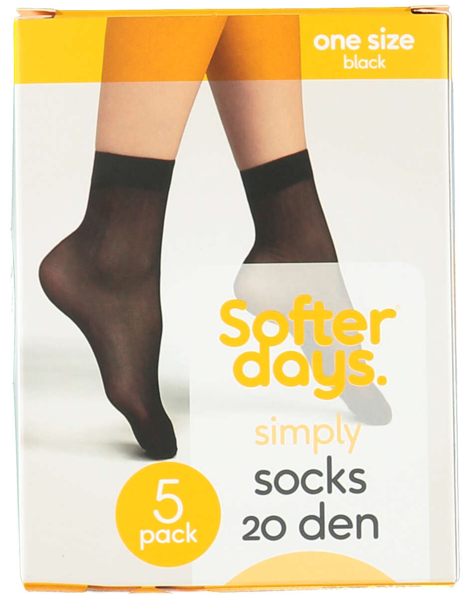 Softer Days Simply sokker 5-pk dame