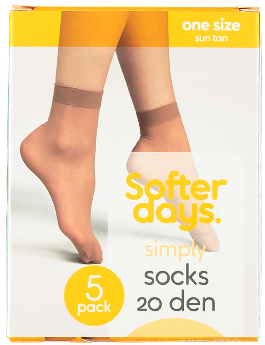 Softer Days Simply sokker 5-pk dame