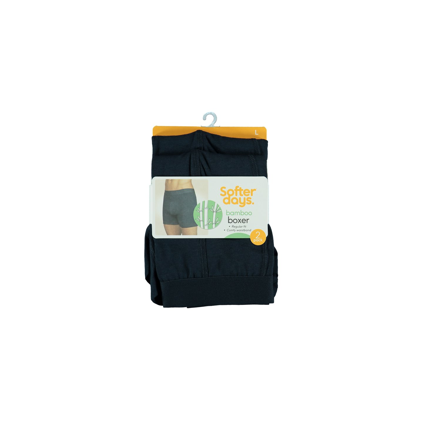 Softer Days boxer 2-pk herre