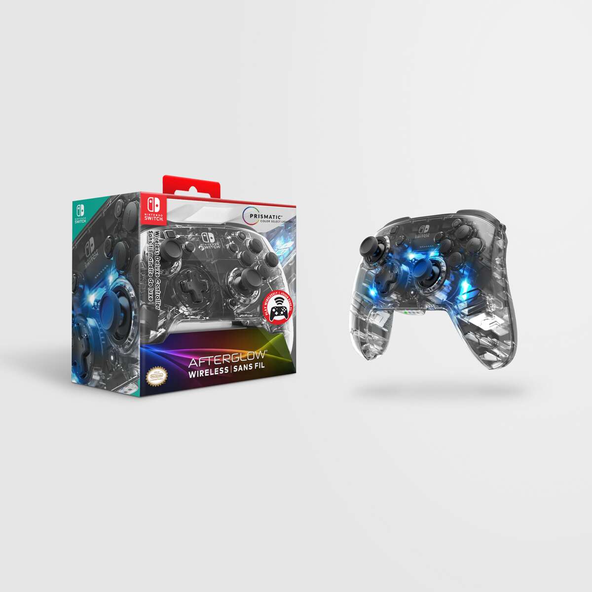 PDP Afterglow Wireless DeLuxe+ controller for Nintendo Switch™