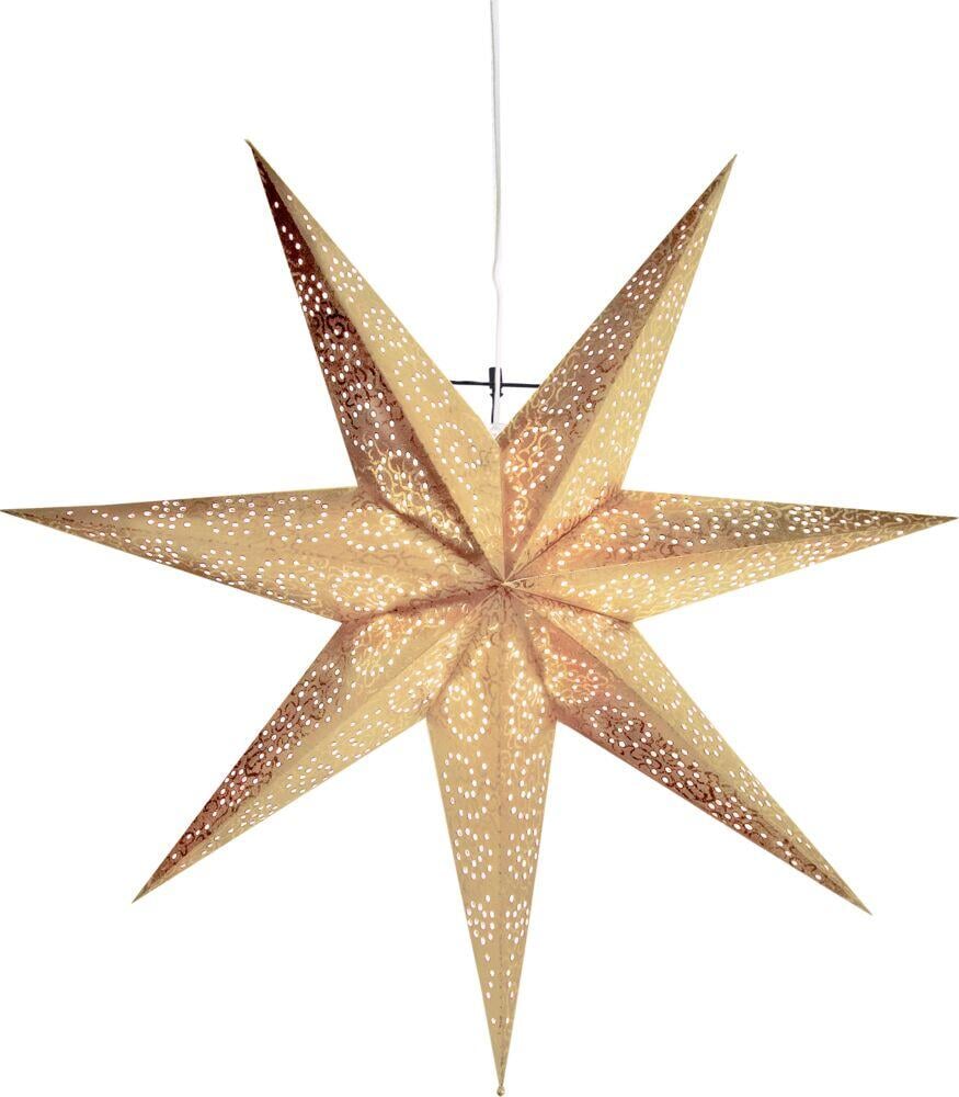 Antique LED-lys papir julestjerne