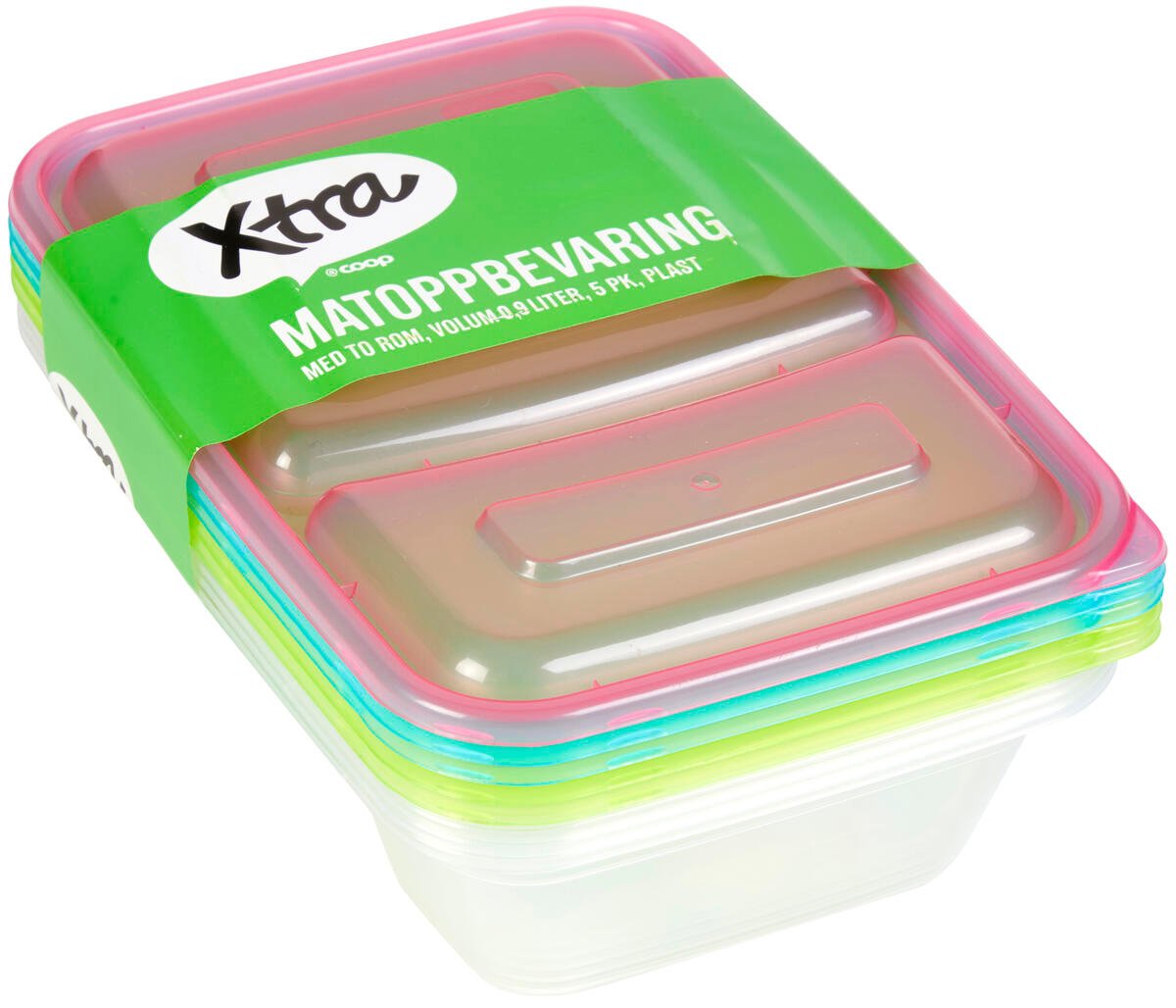 Xtra matoppbevaringsbokser