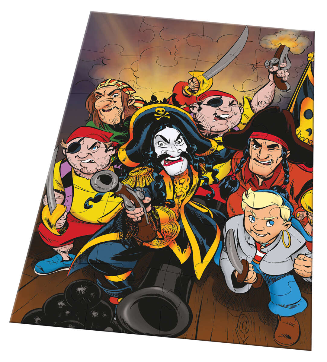 Kaptein Sabeltann gulvpuslespill