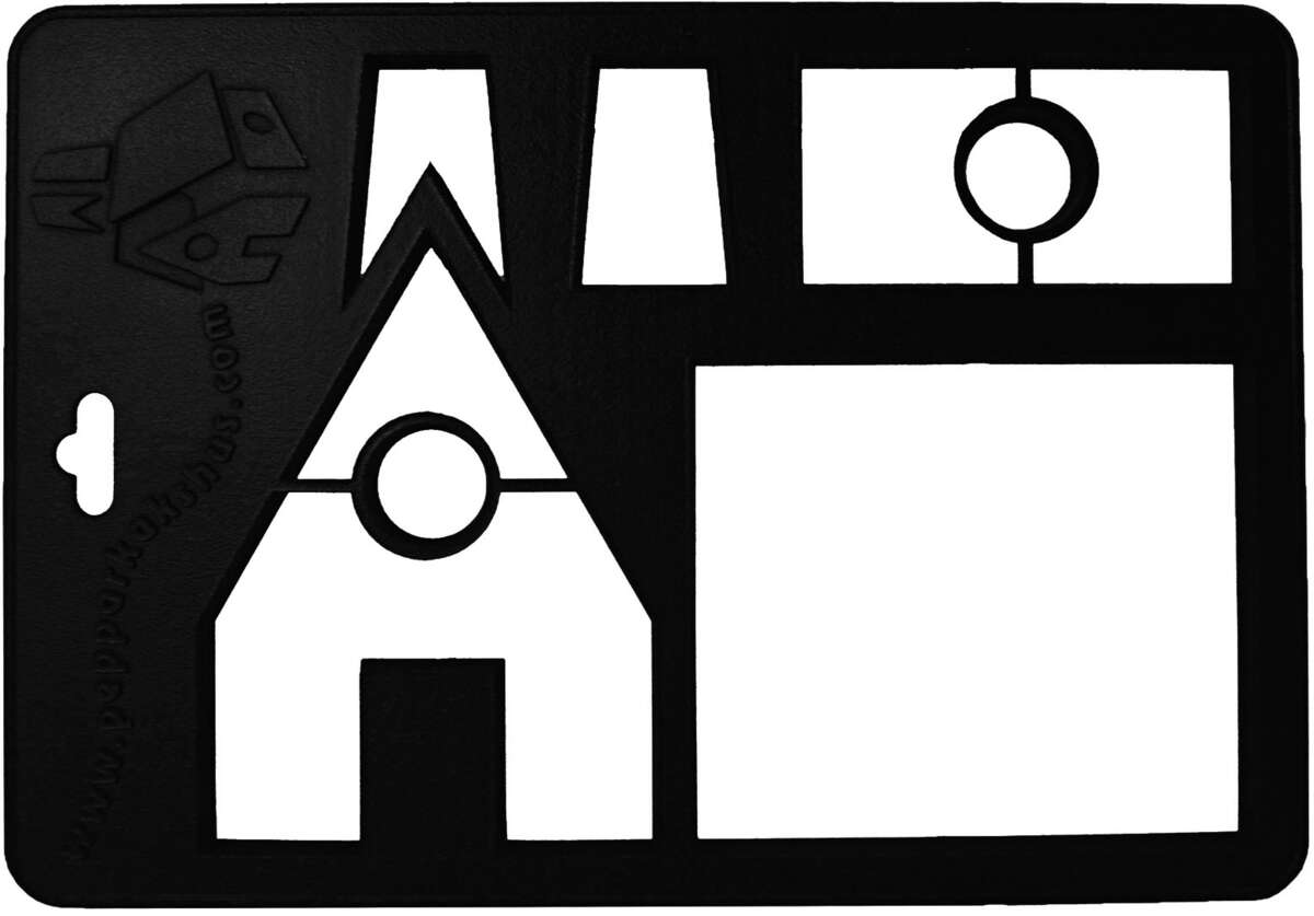 Pepperkakeform 3D pepperkakehus