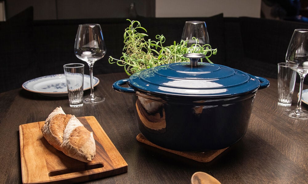 Brimi støpejernsgryte