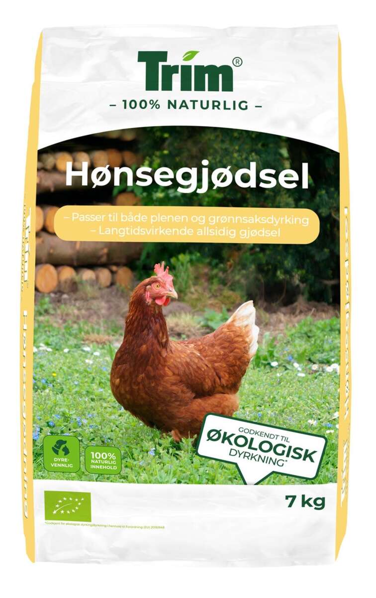 Trim Hønsegjødsel 7 kg