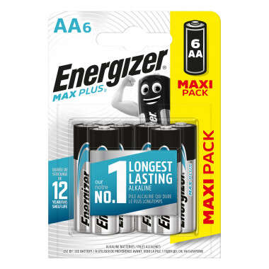 Energizer® Max Plus AA batterier