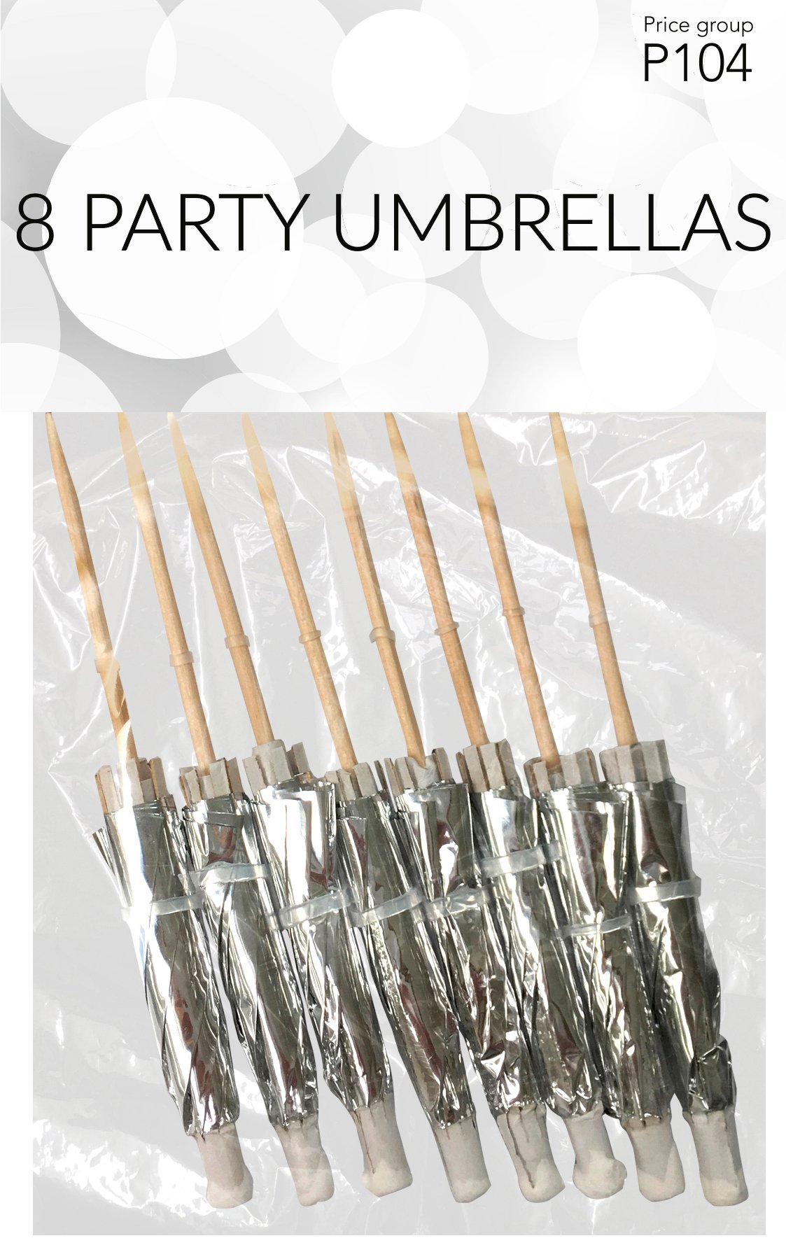 Party paraply 8pk