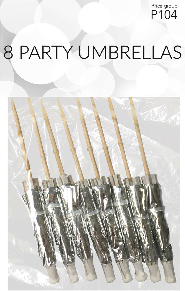 Party paraply 8pk