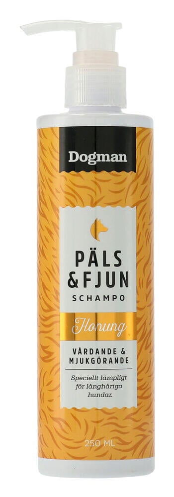 Dogman Päls & Fjun Shampoo Honning 250ml