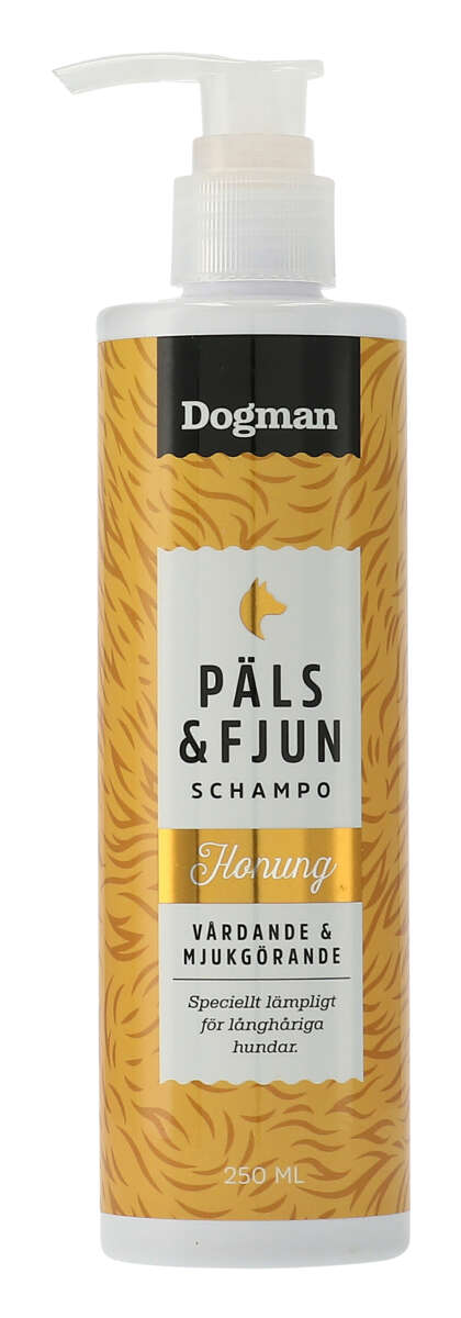 Dogman Päls & Fjun Shampoo Honning 250ml