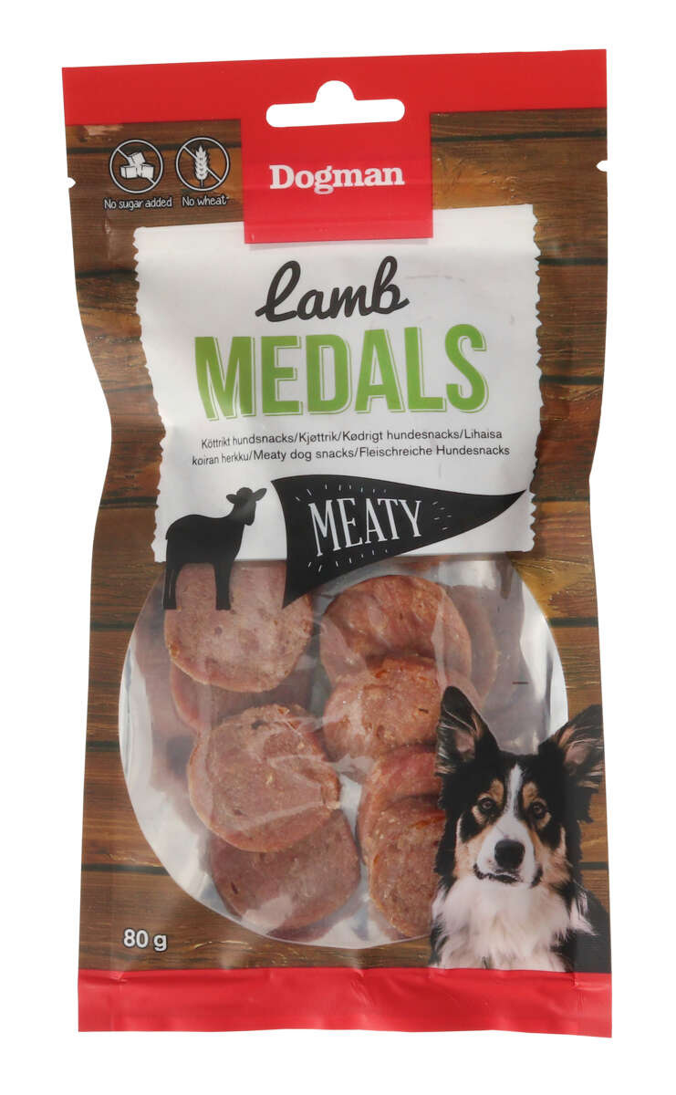 Dogman Lamb Medals 80g