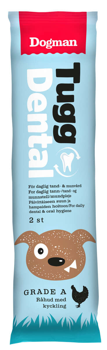 Dogman Tygg Dental med Kylling 2pk