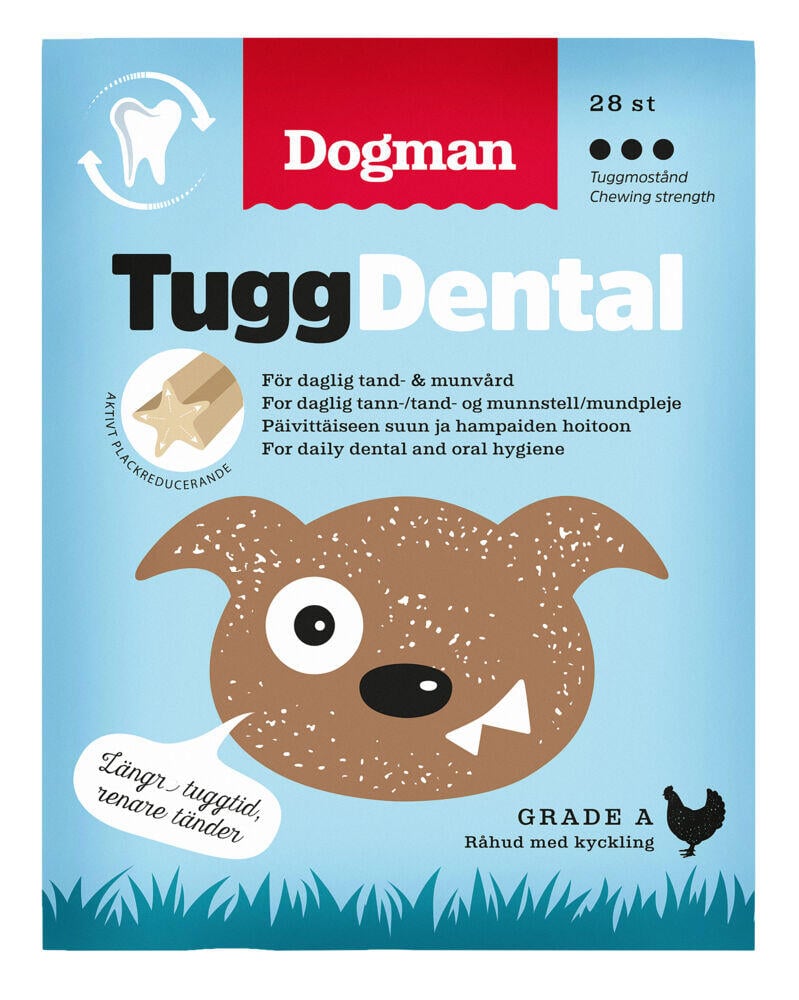 Dogman Tygg Dental med Kylling 28pk