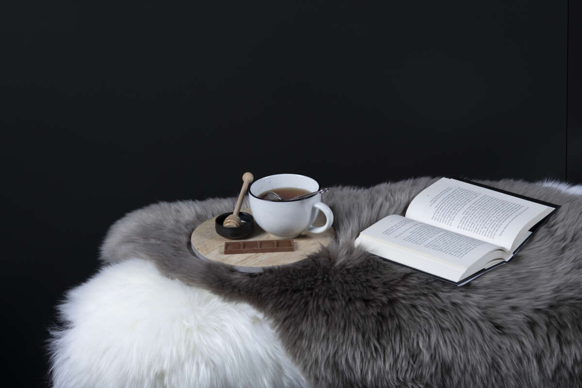 Mjuk lammeskinn Krøll