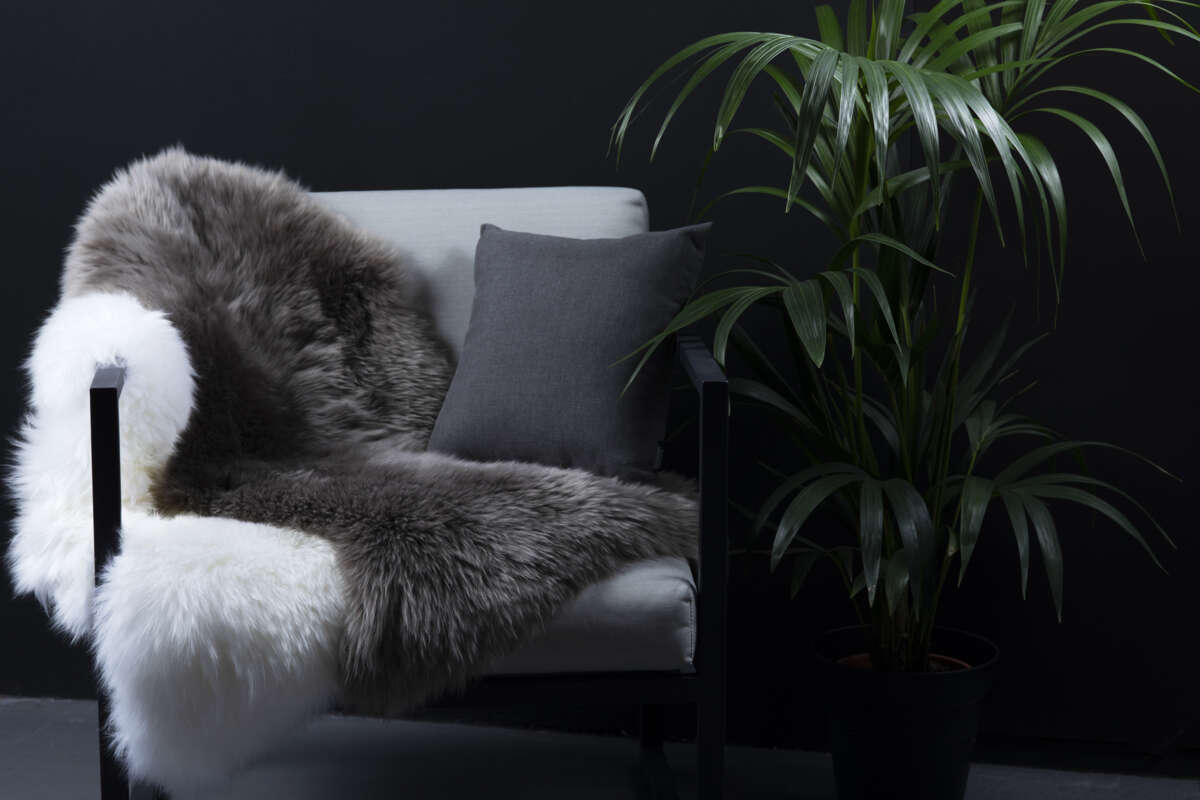 Mjuk lammeskinn Krøll