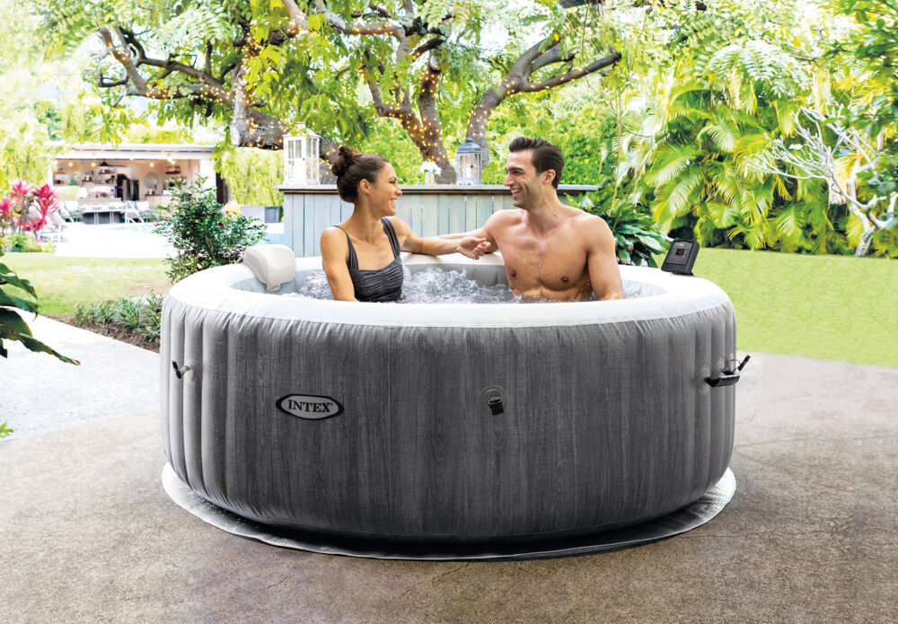 INTEX® PureSpa Greywood Deluxe Massasjebad basseng