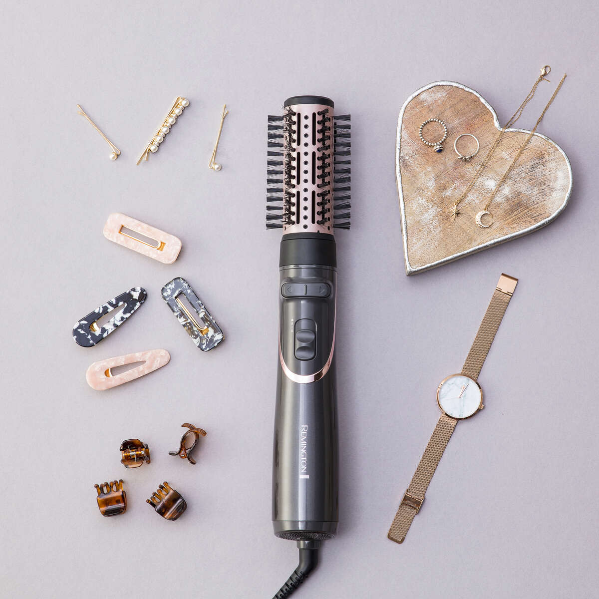 Remington® Curl & Straight AS8606 varmluftsbørste