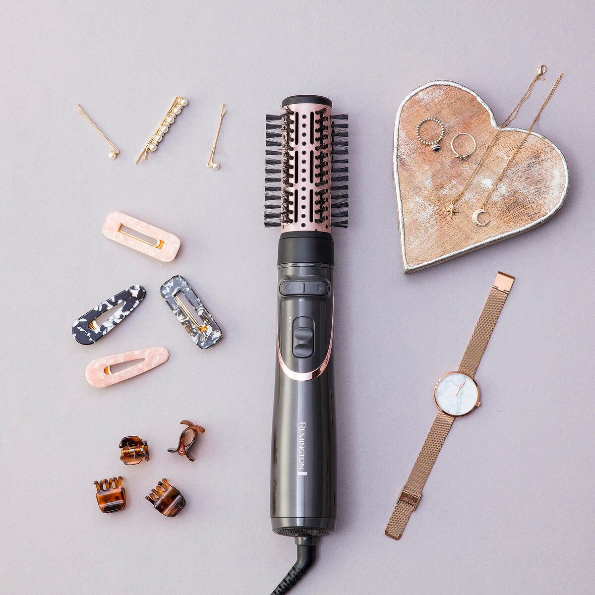 Remington® Curl & Straight AS8606 varmluftsbørste