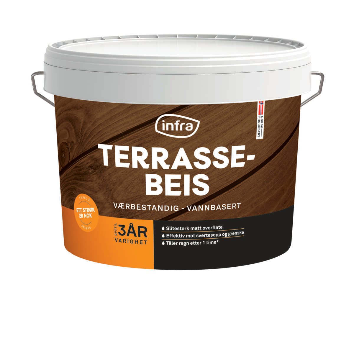 Infra 3 år terrassebeis