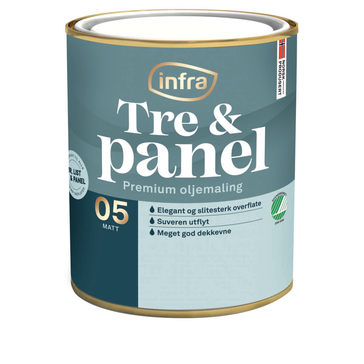 Infra Tre&Panel 05/matt interiørmaling