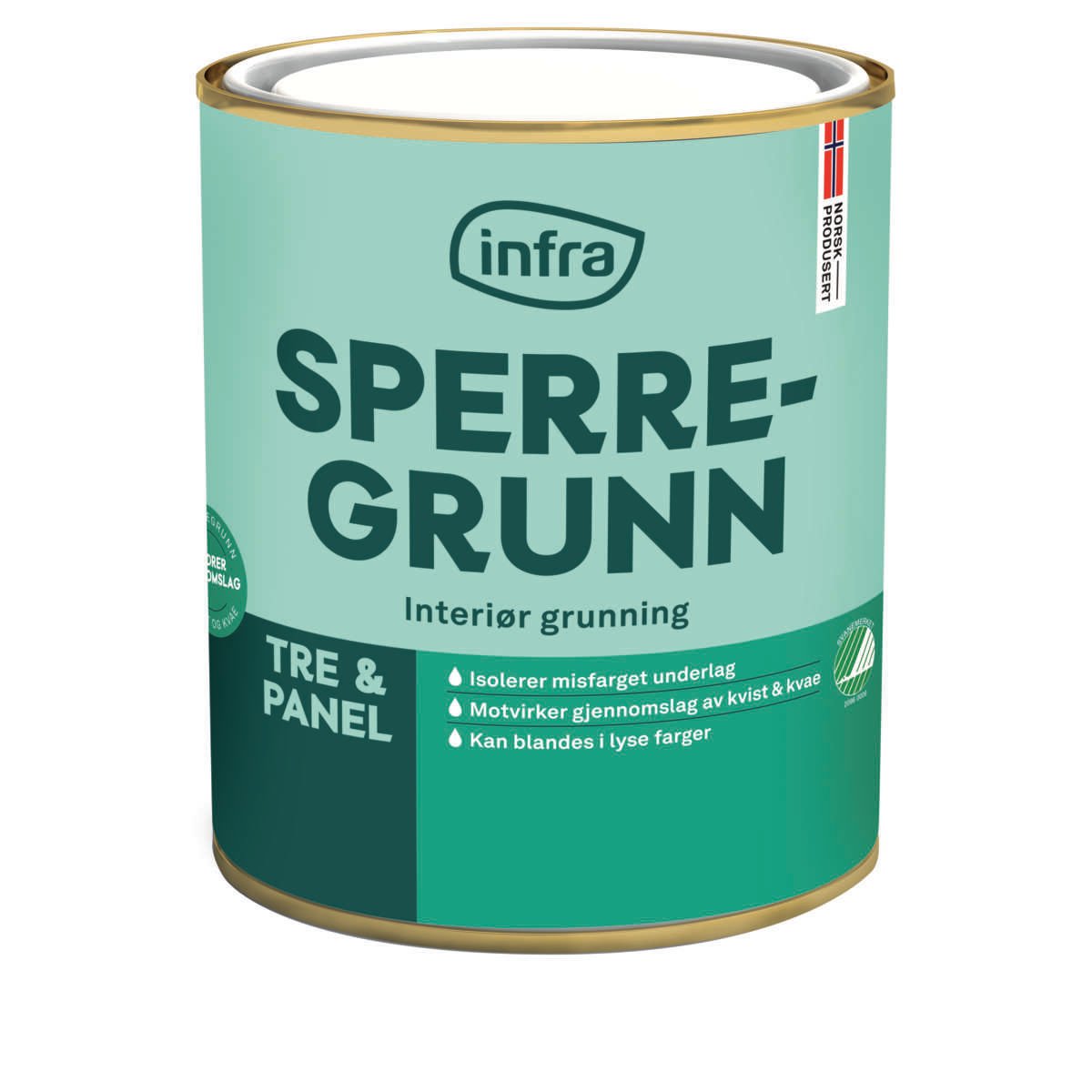 Infra Sperregrunn interiør grunning