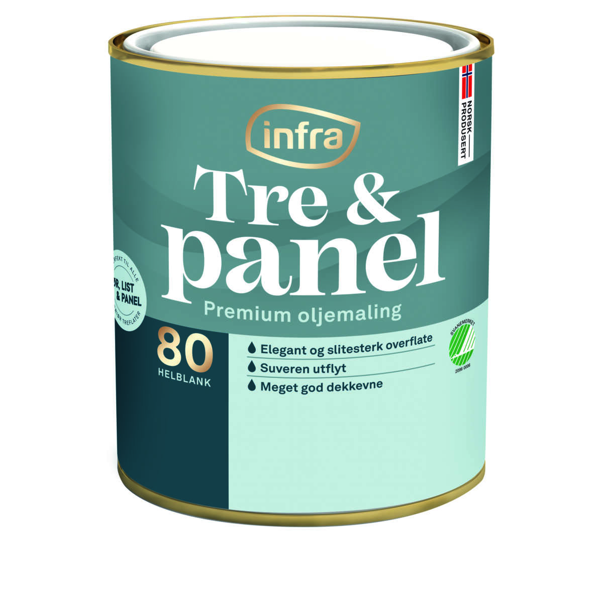 Infra Tre&Panel 80/helblank interiørmaling