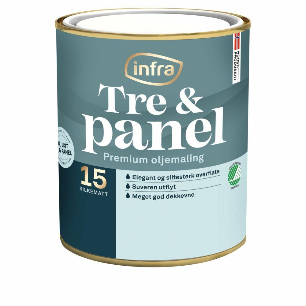 Infra Tre&Panel 15/silkematt interiørmaling