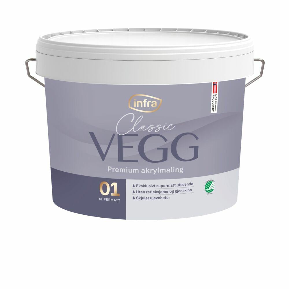 Infra Classic 01/helmatt interiørmaling