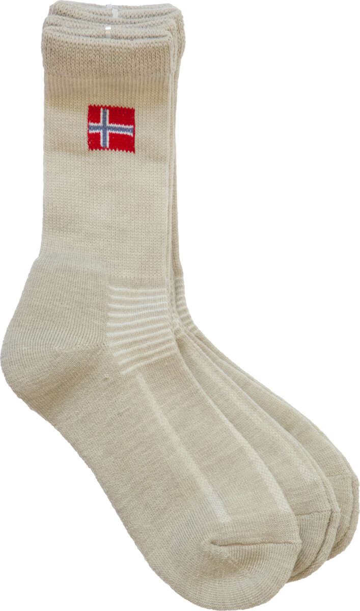 Norgessokken ullsokker 3-pk unisex