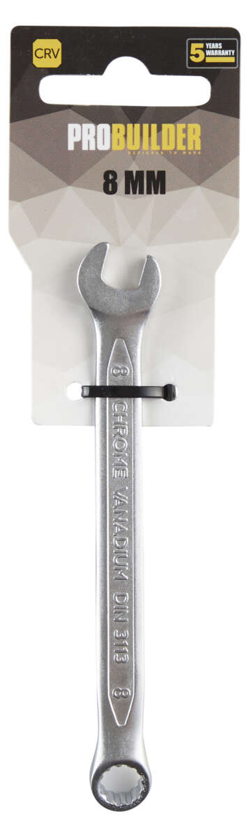 Kombinasjonsnøkkel 8mm PROBUILDER