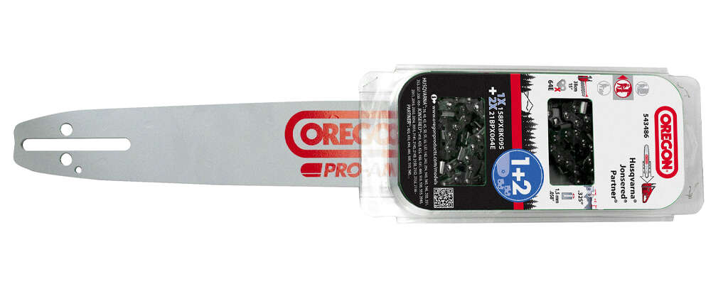 Oregon sverd-kjedepakke 12" 3/8" 1,3MM