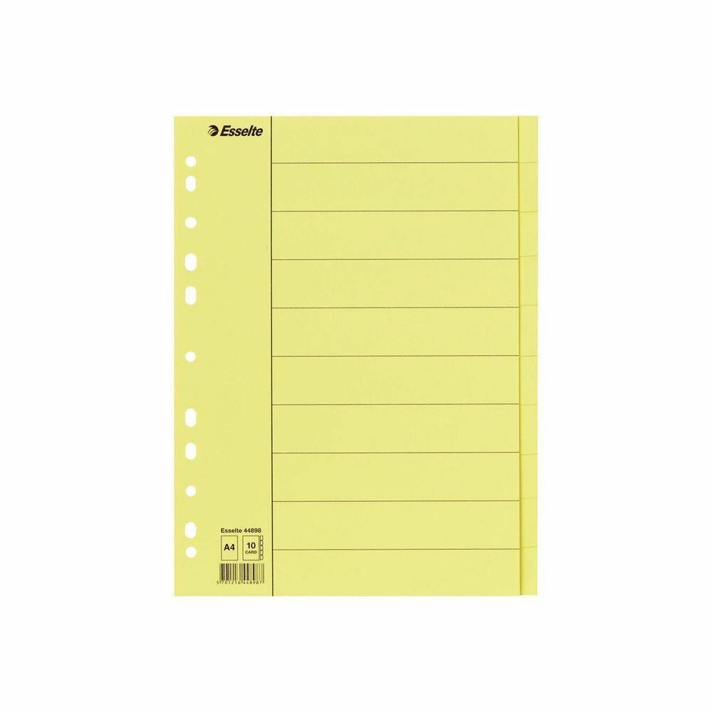 Esselte skilleblad, 10 delt