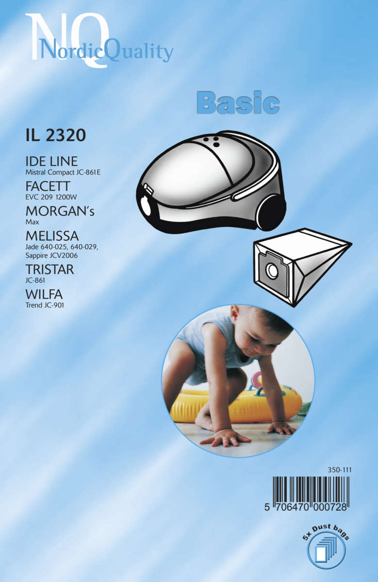 NQ IL 2320 støvsugerposer