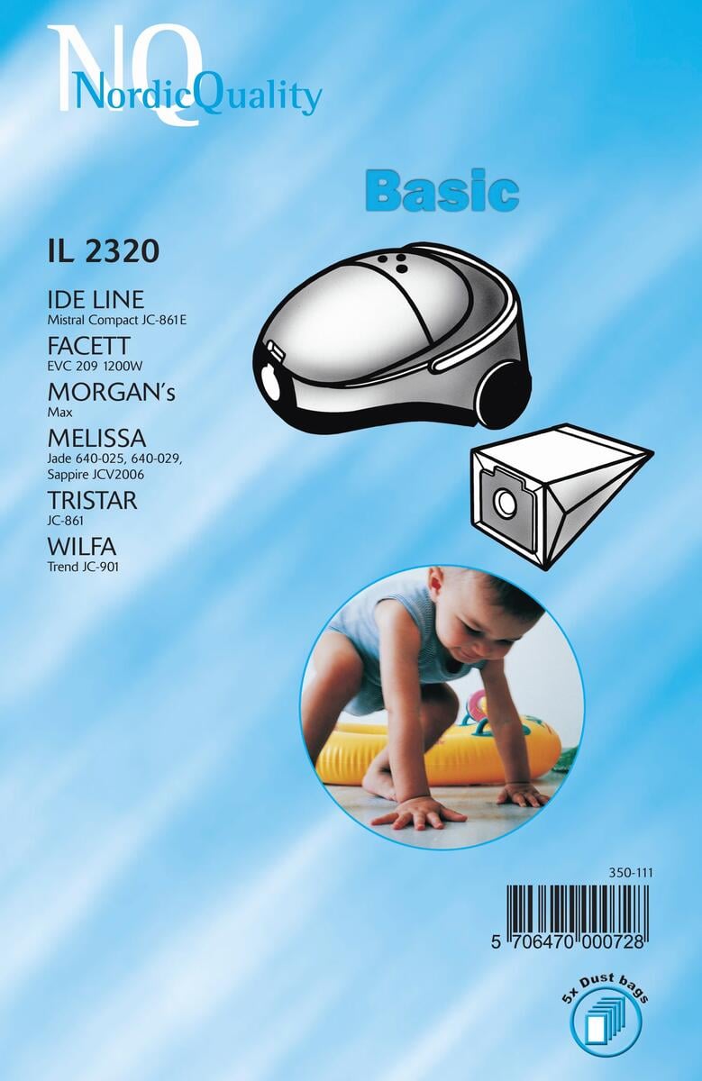 NQ IL 2320 støvsugerposer