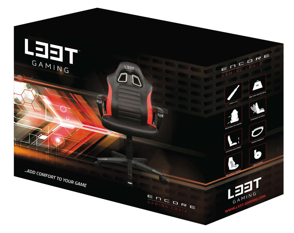 L33T-Gaming Encore Gaming stol