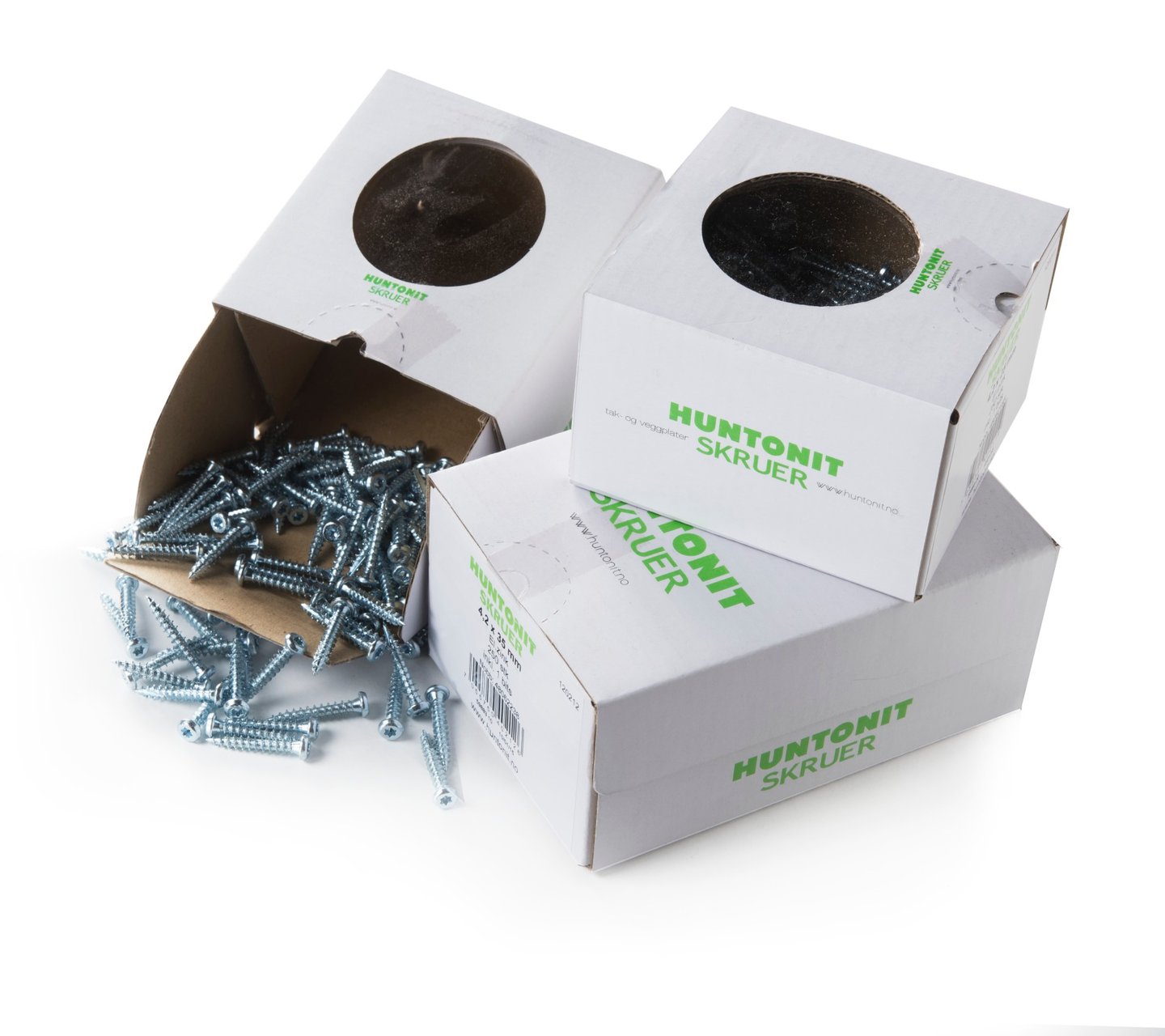 Huntonit skrue - spesiallaget for trefiberprodukter