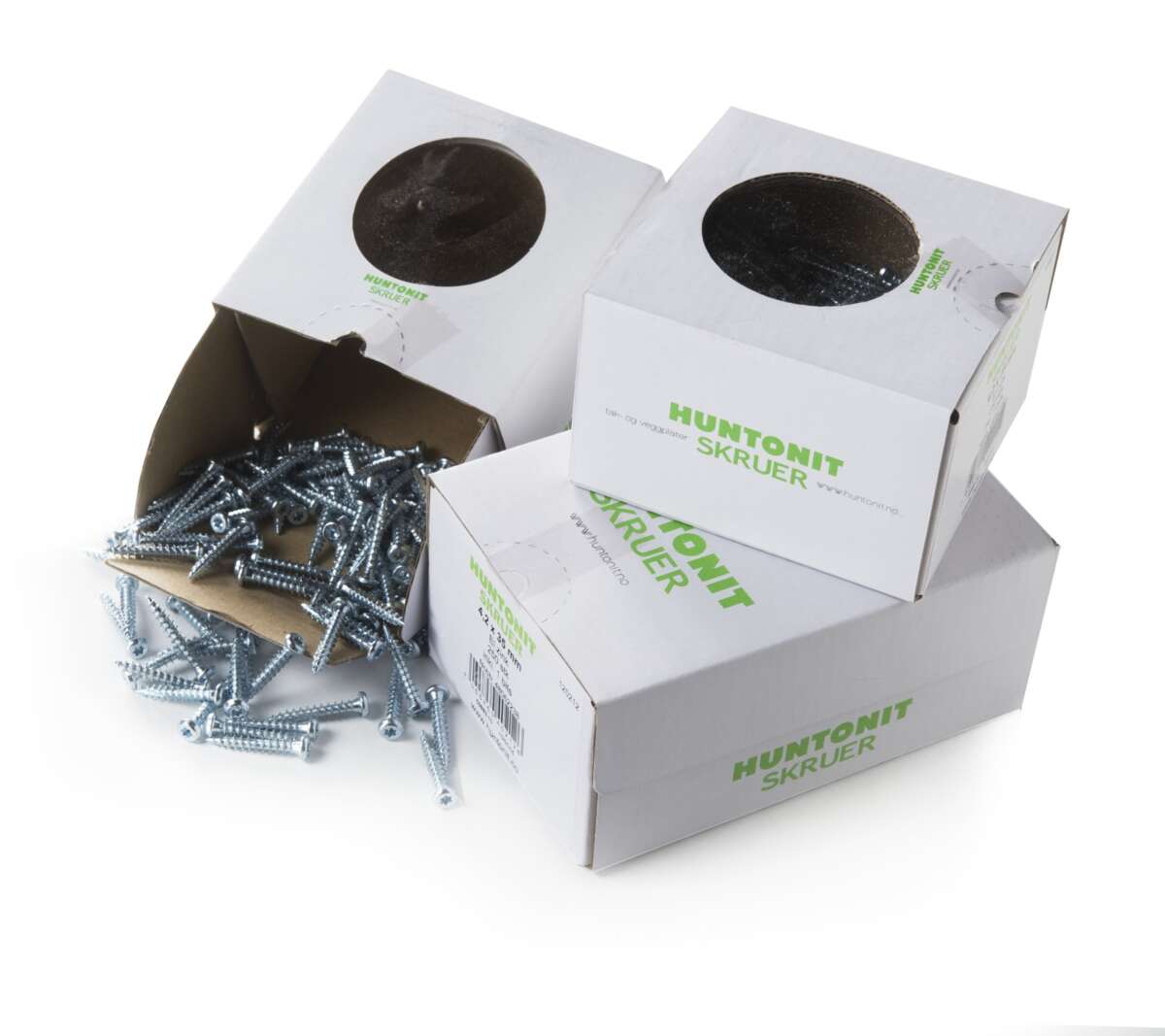Huntonit skrue - spesiallaget for trefiberprodukter