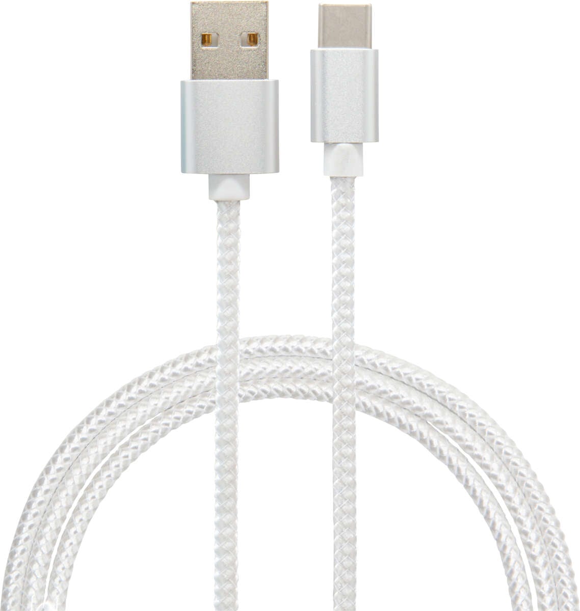 Metallic ladekabel USB til USB-C