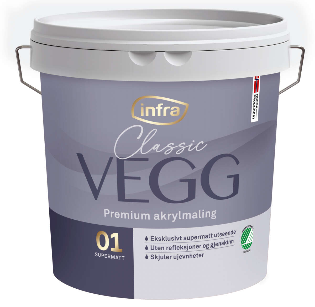 Infra Classic 01/helmatt interiørmaling