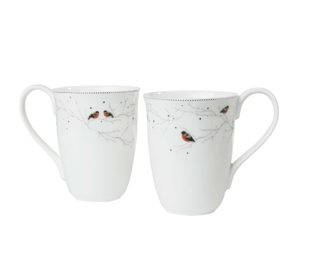 Hadeland Glassverk Dompap krus 2pk