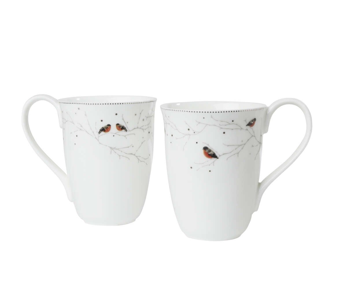 Hadeland Glassverk Dompap krus 2pk